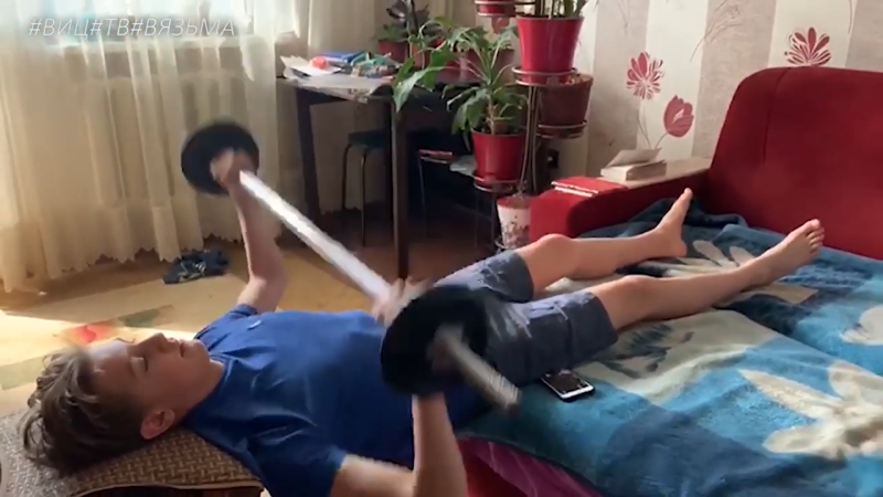 Как тренировались юные вязьмичи на самоизодяции 2020