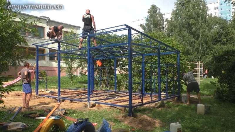 УФСИН оборудует детские площадки