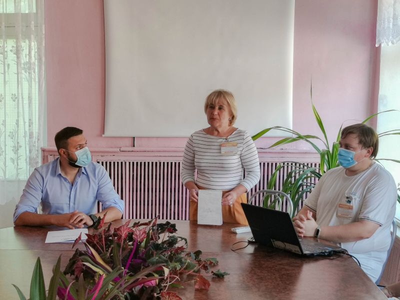 Награждение грамотами Государственной Думы РФ вяземских волонтёров