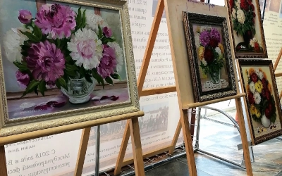 Открытие персональной выставки Лидии Жегловой 