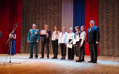 Торжественное мероприятие, посвящённое Дню Защитника Отечества в ДК 