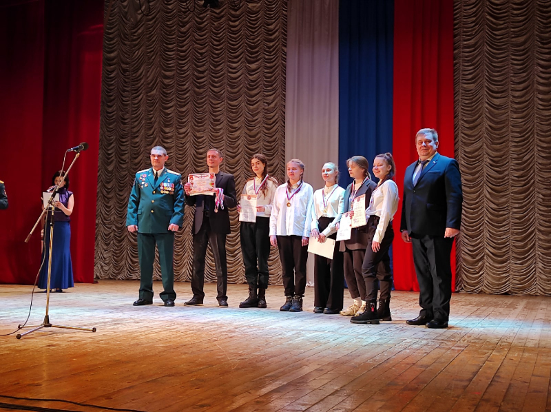 Торжественное мероприятие, посвящённое Дню Защитника Отечества в ДК 