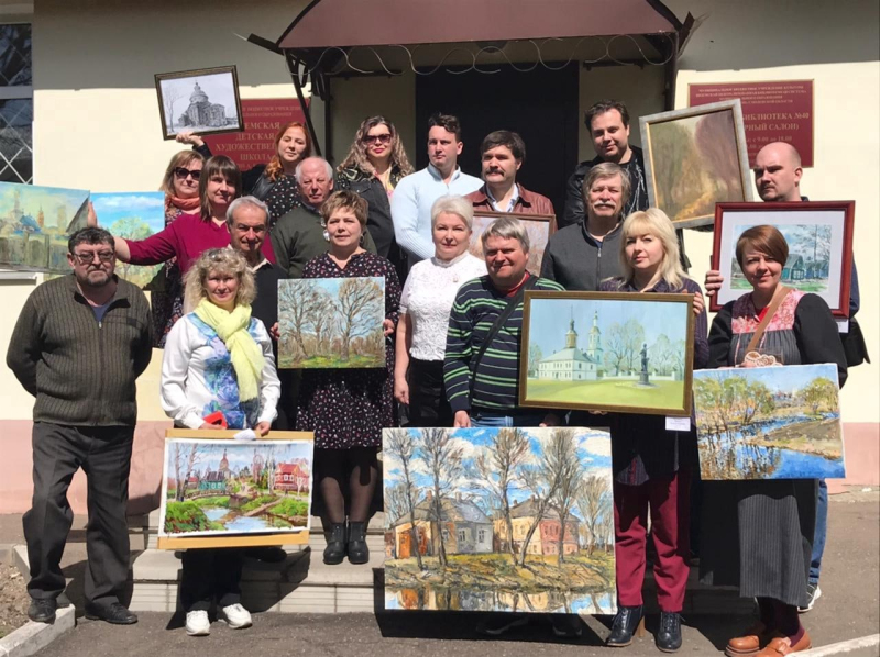 Закрытие XIV межрегионального пленэра профессиональных художников «Под небом единым»