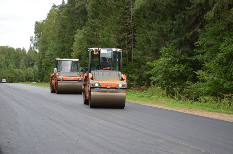 «Смоленскавтодор» ремонтирует Старую Смоленскую дорогу