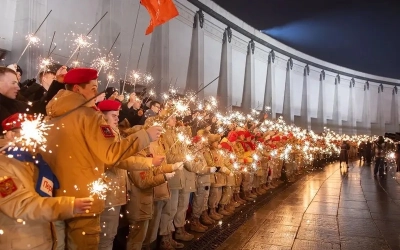 Делегация из Вязьмы приняла участие во всероссийской акции «Искра Надежды», прошедшей в Москве