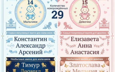 Вяземские январские малыши