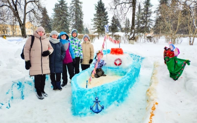 Фестиваль снежных скульптур «Зимняя сказка» состоялся в Вязьме в последний день Масленичной недели