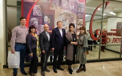 Делегация Вяземского района приняла участие в мероприятиях, посвященных 100-летию А.Д.Папанова