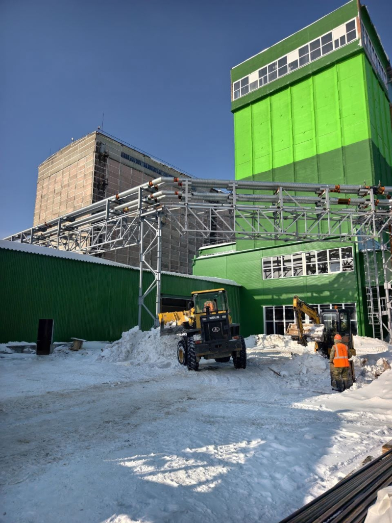 Масштабная реконструкция бывшего мелькомбината выходит на завершающую стадию.