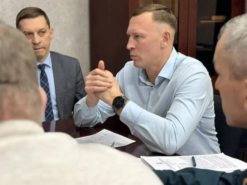 Глава округа Олег Смоляков провел заседание комиссии по чрезвычайным ситуациям Вяземского округа