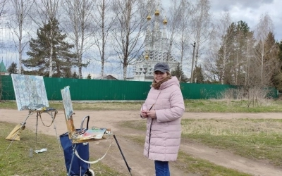 Вязьма встречает художников: стартовал межрегиональный пленэр «Под небом единым»