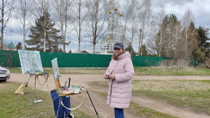 Вязьма встречает художников: стартовал межрегиональный пленэр «Под небом единым»