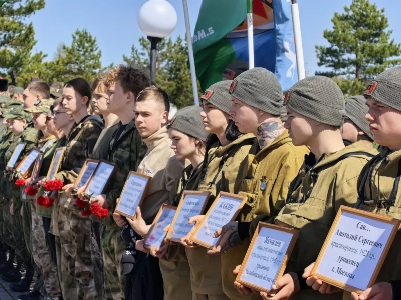 На мемориале памяти воинов Западного и Резервного фронтов «Богородицкое поле» предали земле бойцов, погибших под Вязьмой в годы Великой Отечественной войны.