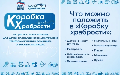 Ежегодная патриотическая акция «Коробка храбрости» стартует в Вяземском округе