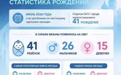 Июнь 2026 года в Вязьме: месяц счастливых событий