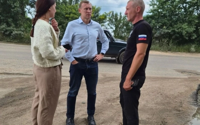 Глава Вяземского округа Олег Смоляков провел рабочее совещание на улице Московской