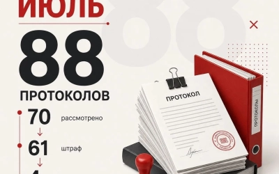 Итоги работы административной комиссии за июль 2026 года