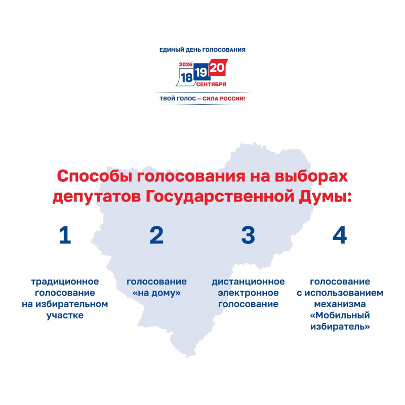 Выборы‑2026: голосуем удобно — все способы для жителей региона