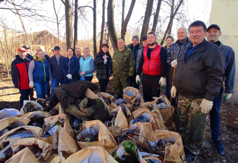 В Вязьме 8 апреля прошел масштабный субботник