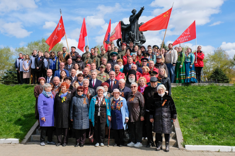 Патриотическая акция «Огонь памяти» прошла в Вязьме