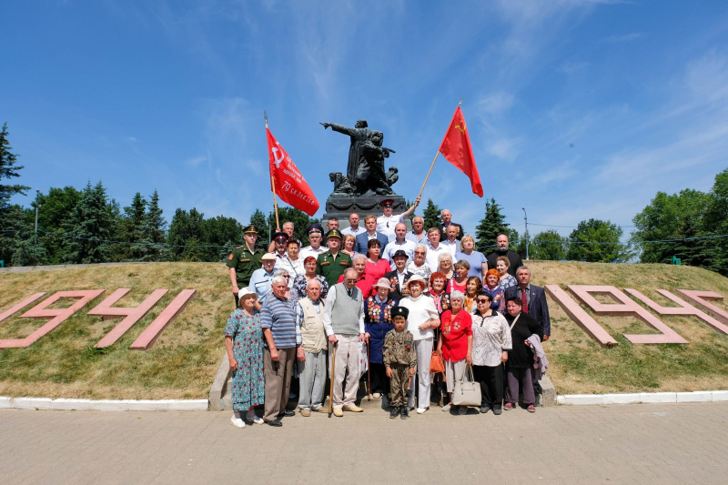 Митинг, посвященный Дню памяти и скорби прошёл у Вечного огня в городе Вязьма