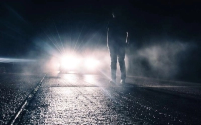 Осторожно водитель, в темноте пешеход. Пешеход, будь внимателен!