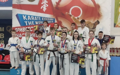 Вяземская команда СК ПРАЙД заняла первое командное место в восьмом открытом чемпионате по Кёкусинкай карате